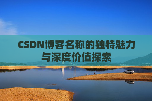 CSDN博客名称的独特魅力与深度价值探索